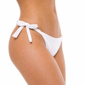 Maretoa Brazilian Tie Side Scrunch Bikini Bottom L